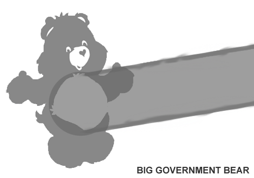 big government bear stare